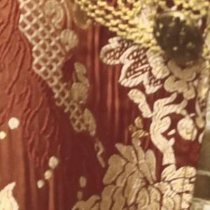 Chicos shirt with embroidered Red Sands And Gold Jacket.